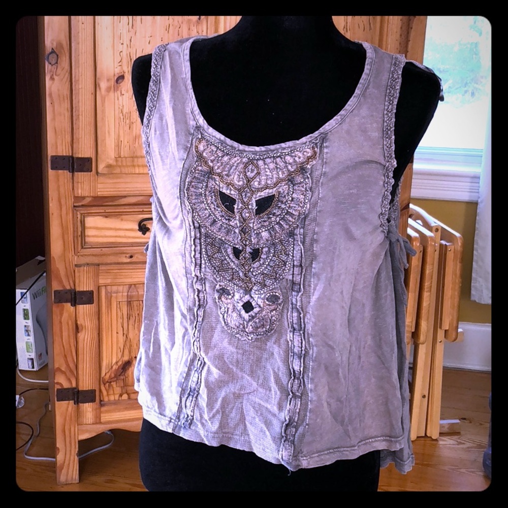 Free people detailed lace cami